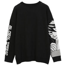 Load image into Gallery viewer, Black Vintage Pullover Sweater
